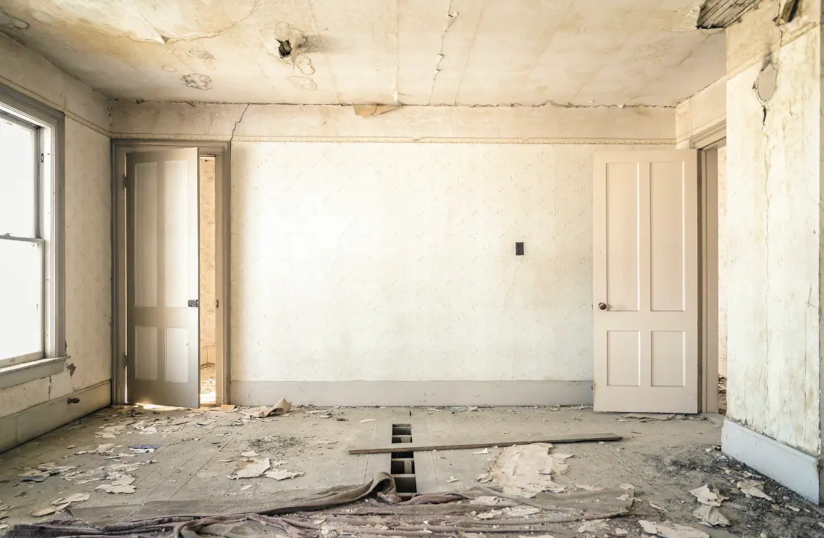 Waste disposal crew managing a cleanout project in McKean