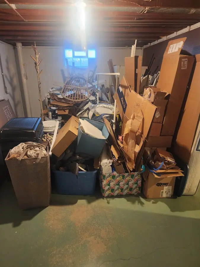 Roll-off dumpster container at job site for Construction Dumpster Rental in McKean